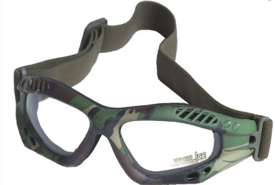 Тактичні захисні окуляри MiL-tec AIR PRO камуфльована оправа прозорі лінзи (15615420)