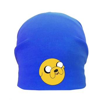Шапка детская Время Приключений 004 (Adventure Time) синяя (ATR blu 004) 54-56 см