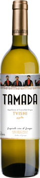 Вино Твіши Tamada белое полусладкое 0.75 л 11-14.5% (4860004070135)