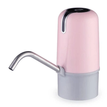 Помпа для води з акумулятором сенсорна кнопка Pump Dispenser Pink