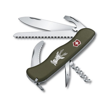 Складаний ніж Victorinox Hunter 0.8873.4 Викторинокс Зелений