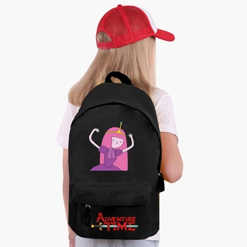 Рюкзак детский Время приключений Принцесса бубльгум (Adventure Time Princess Bubblegum) (9263-1576) 17 л Черный