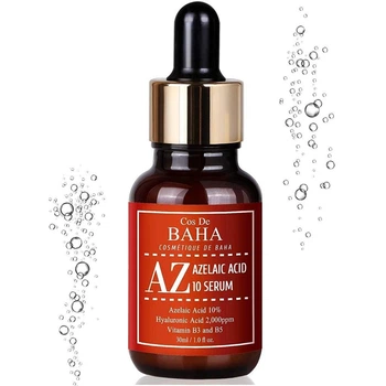 Сыворотка с азелаиновой кислотой для борьбы с акне и куперозом Cos de Baha Azelaic Acid 10% Serum AZ 30 мл