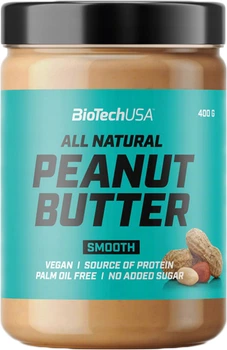 Арахісова паста Biotech Peanut Butter 400 г Гладка (5999076235100)