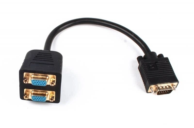 Пассивный разветвитель VGA 1x2 сигнала Cablexpert CC-VGAX2-20CM