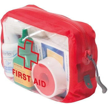 Органайзер Exped Clear Cube First Aid S червоний