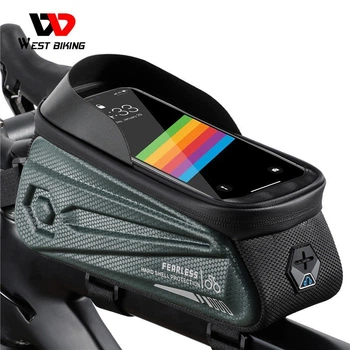 Велосумка West Biking Fearless на раму зеленая (0707252gr)