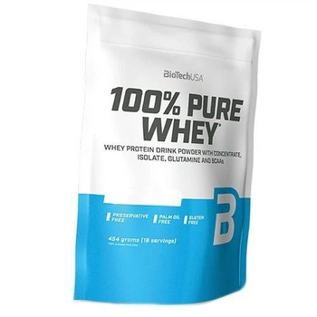 Сывороточный Протеин с добавлением аминокислот 100% Pure Whey BioTechUSA 400г Черный бисквит (29084015)