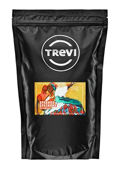 Кава в зернах Trevi Арабіка Бразилія без кофеїну 500 г