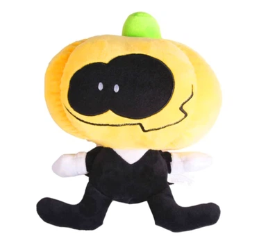 М'яка іграшка Гарбуз Жахливий місяць Помаранчево-чорний Pump Spooky Month 24 см