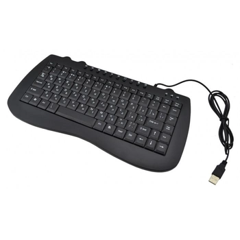 Клавиатура мини проводная Homy USB черная