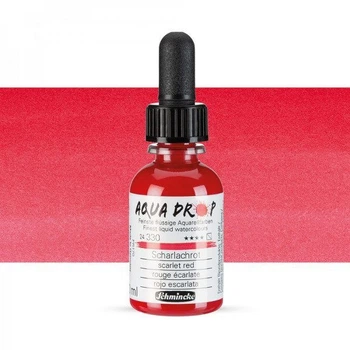 Жидкая акварельная краска Schmincke AQUA DROP 30 мл, scarlet red
