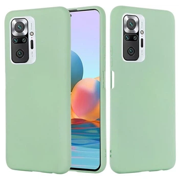 Силиконовый (TPU) чехол Deexe Silicone Case для Xiaomi Redmi Note 10 Pro - Green