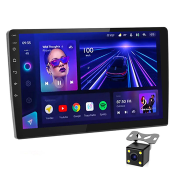 Автомагнітола 1 DIN CML-PLAY 8227-4 із сенсорним IPS HD екраном 10 дюймів, 2/16гб, USB, BT, GPS, Wi-fi, Android 9.0 та камерою заднього вигляду (8227-4)