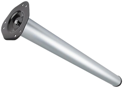 Ножка мебельная DC Стандарт Лайн регулируемая D60 мм H710 мм Хром матовый (DC15443)
