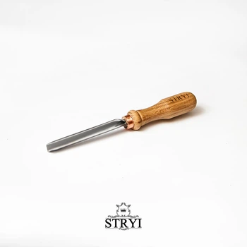 Стамеска 60° угловая 10мм STRYI Profi для резьбы по дереву, арт. 106010