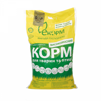Комбікорм для молодняка індиків від 1 до 8 тижнів, Старт 10 кг Екорм 3000306