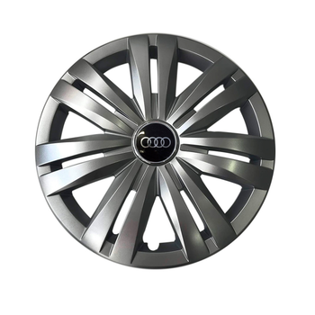 Автомобильные колпаки SKS 501 R17 4 шт Серебристые (с логотипом Audi)