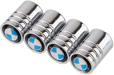 Колпачки на ниппель защитные БМВ Long Silver BMW - 4 шт (670840)