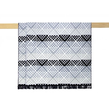 Плед Arya Бавовна Blanket Annas 200x220 см Білий з синім