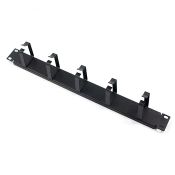 Кабельный органайзер 19", корпус-металл, 1U/5 колец Voltronic 20043