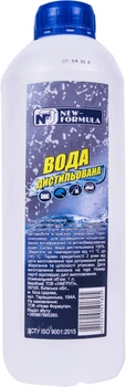 Вода дистильована NEW FORMULA 1 л (4820215591805)