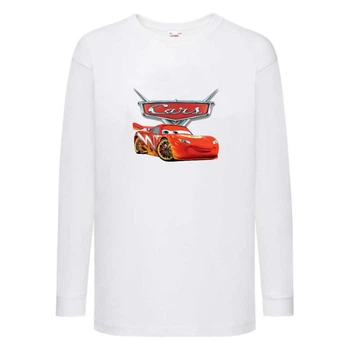 Лонгслів реглан ТАЧКИ 002 (CARS) білий (CRS wh 002) 128 см