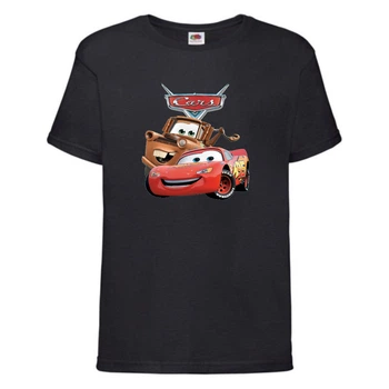 Футболка дитяча ТАЧКИ 0012 (CARS) чорна (CAR blc 0012) 116 см