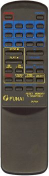 Пульт для телевізорів FUNAI TVR MK31 [TV+VCR] - 110
