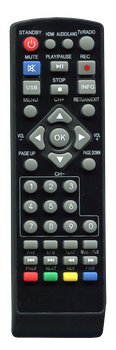 Пульт для Т2 тюнера PROWEST T2 PW2017 [DVB-T2] - 2278