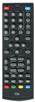 Пульт для Т2 тюнера WORLD VISION T2 T56 [DVB-T2] - 2097