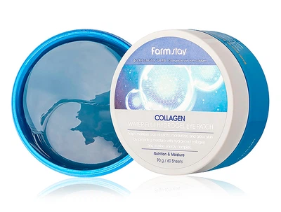 Гідрогелеві патчі під очі з колагеном FarmStay Collagen Water Full Hydrogel Eye Patch, 60шт (8809460461053)