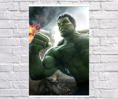 Постер BEGEMOT Месники Супергерої MARVEL Халк Брюс Бенер Hulk 61x90 см (1124061-1)