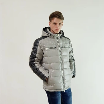 Пуховик Snowimage 54 світло-сірий 312A-9354