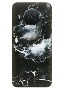 Силиконовый чехол ПринтОК для Nokia X20 - Всплеск мрамора