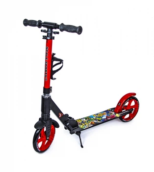 Детский самокат двухколесный Scale Sports Graffity 200 мм Red