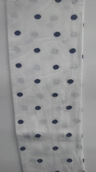 Колготи дитячі з горошком NELA 40 den KNITTEX р.140-146 (білі з чорним горошком)