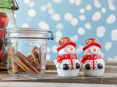 Солонка и перечница English Home Snowman 5.8х5.3х8.5 см 10026016001