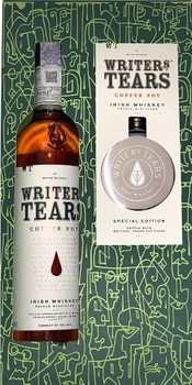 Виски Writers Tear's Irish Whiskey в подарочной упаковке с флягой 0.7 л 40% (5099811906019)