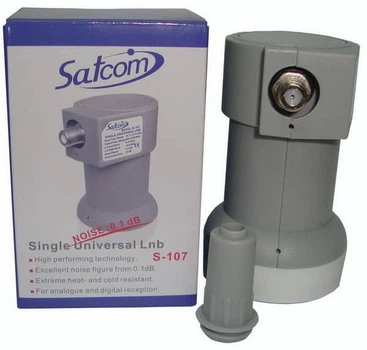 Конвертер Satcom S-107 Single Спутниковый Универсальный линейной поляризации Ku диапазон