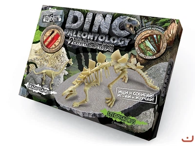 Набор для проведения раскопок DINO PALEONTOLOGY Стегозавр DP-01-01 Dankotoys (DP-01-01,02,0) (101184)