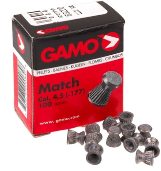 Кульки Gamo Match 0.49 г 100 шт. 4.5 (6320013)