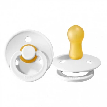 Пустушка BIBS Colour White 6-18 міс. розмір 2