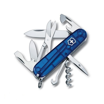 Нож Victorinox Climber, синий полупрозрачный