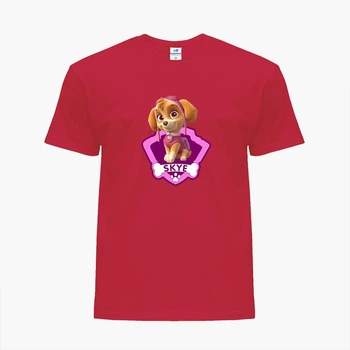 Дитяча футболка Щенячий патруль (PAW Patrol) (25186-1609) 158-164 см Бавовна Червоний