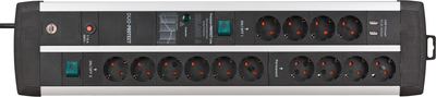 Сетевой фильтр Brennenstuhl Premium Protect-Line 3 м с EMI/RFI фильтром USB-5V/3100mA (1392000232)