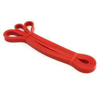 Резиновая петля EasyFit Power Bands 2-15 кг красная (для фитнеса, тренировок, подтягиваний, резина для турника, резинка-эспандер) EFPB215-R