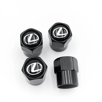 Защитные колпачки на ниппеля Lexus 4 шт CountryMan чёрные