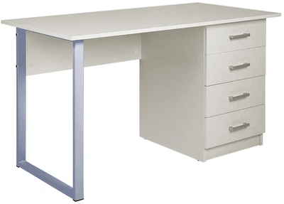 Стол Nowy Styl TWINKS ordf ALU 1100 х 500 х 750 мм Белый (СТОЛ TWINKS ALU 1100*500*750 БЕЛ)