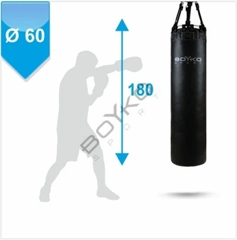Мішок боксерський Boyko Sport на ланцюгах 60 см діаметрр 180 см висота ПВХ